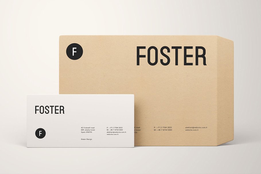 Пример шрифта Foster #3
